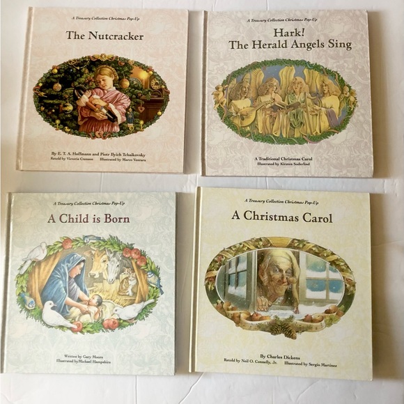 Christmas Pop-Ups Boxed Set of 4 Books 1993 Ottenheimer Full-Color.  In  box. - Picture 8 of 12